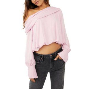 NWT Free People - Jenna One Shoulder Top Moonlit Orchid